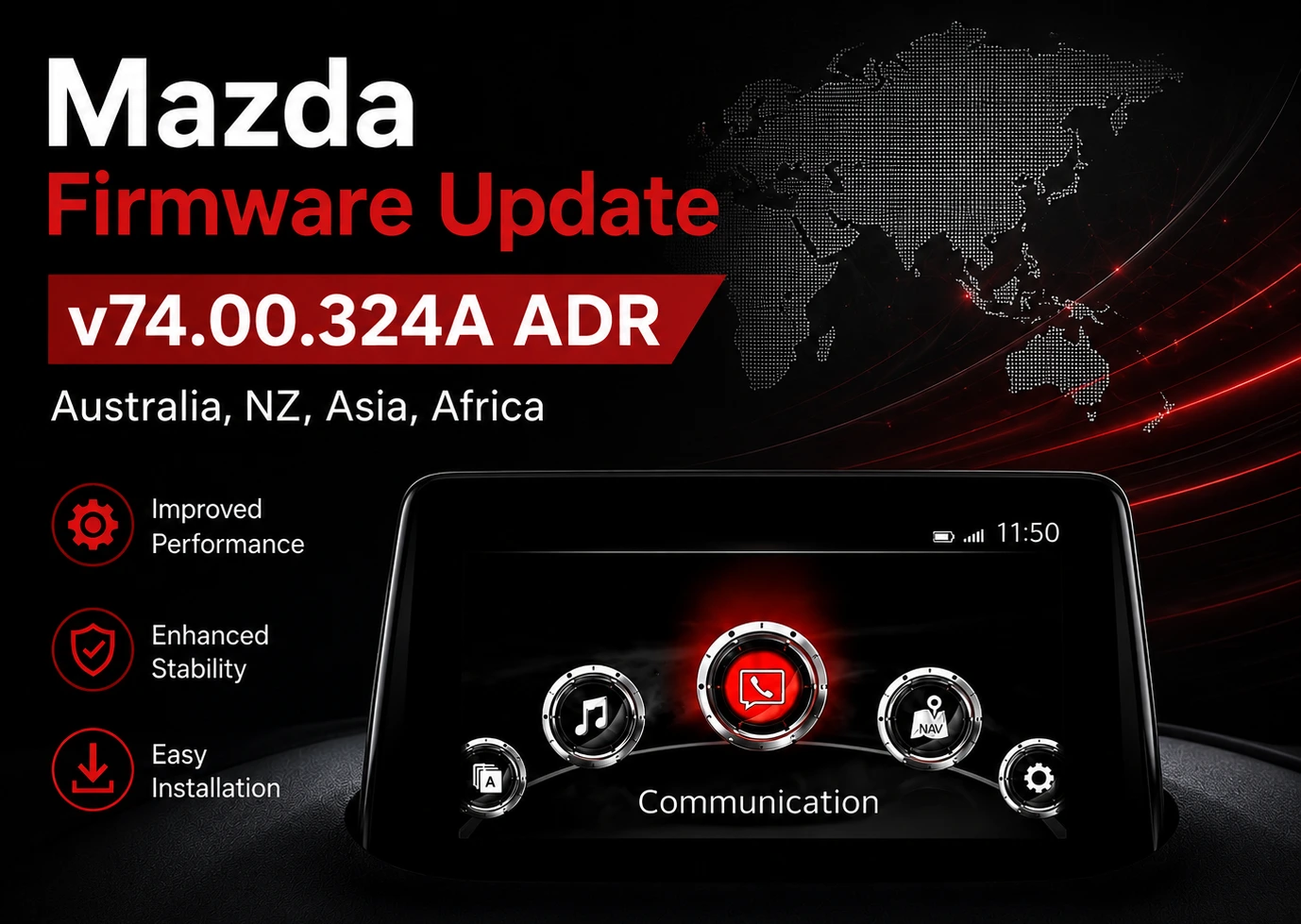 Mazda Firmware Update v74 00 324A ADR